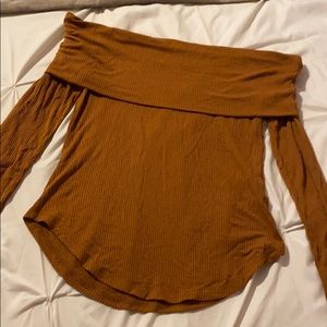 Off the shoulder sweater